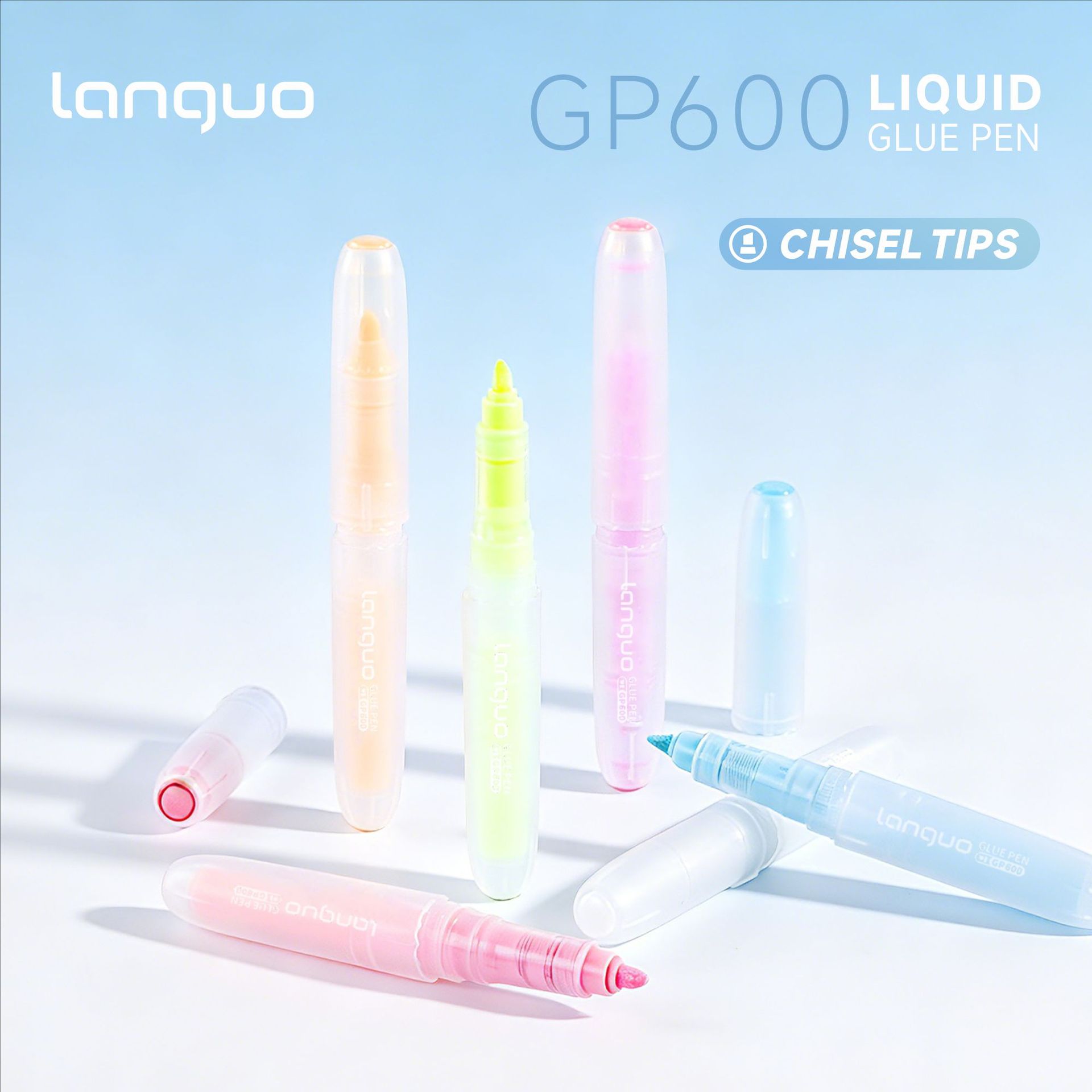 Blue Fruit GP600 direct liquid egg-egg pen, liquid glue pen, student DIY creation notebook pen, high-viscosity dispensing pen