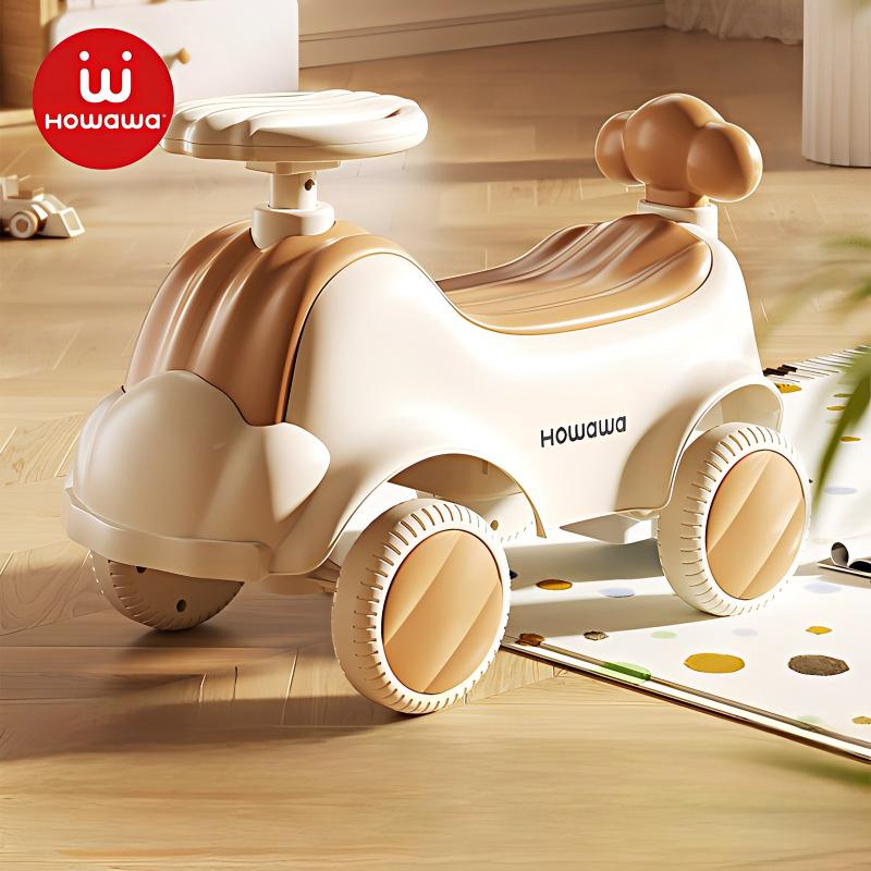 【OSEO】26Q3#H8917 meters white and brown children's sliding bike, skateboard, bicycle drift bike, children's toy bike, Twisty bike Application Scenario