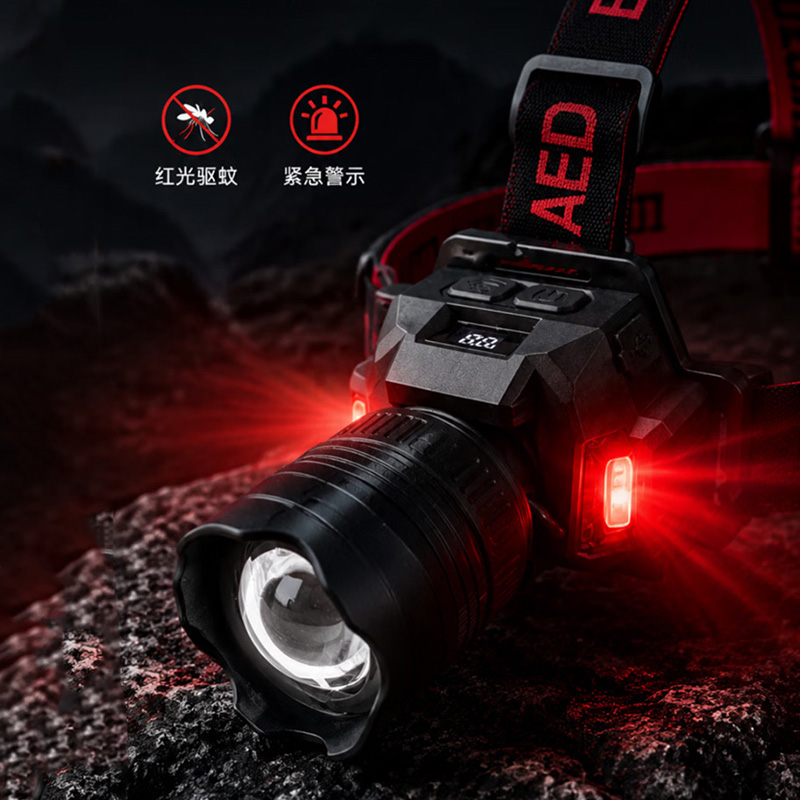 251024 lámpara de plástico de cuatro colores grip scorpion lámpara de luz violeta lámpara de luz intensa sensor de oscilación de la mano lámpara de cabeza de luz telescópica multifunción zoom recargable Specification image