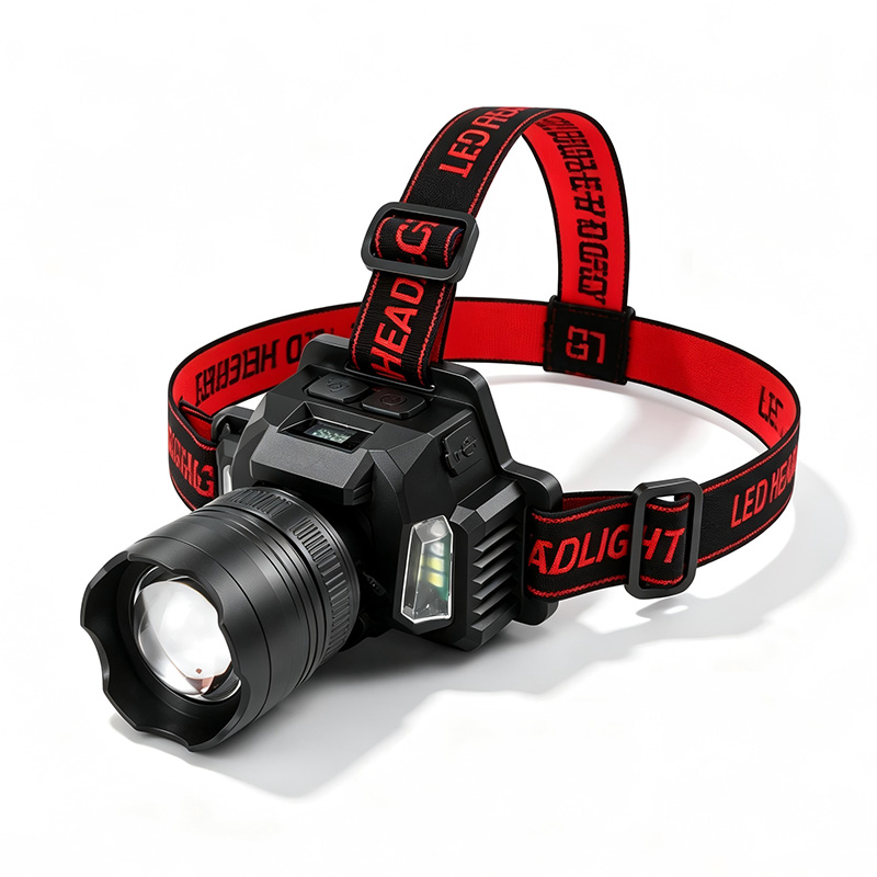 251024 lámpara de plástico de cuatro colores grip scorpion lámpara de luz violeta lámpara de luz intensa sensor de oscilación de la mano lámpara de cabeza de luz telescópica multifunción zoom recargable Application Scenario