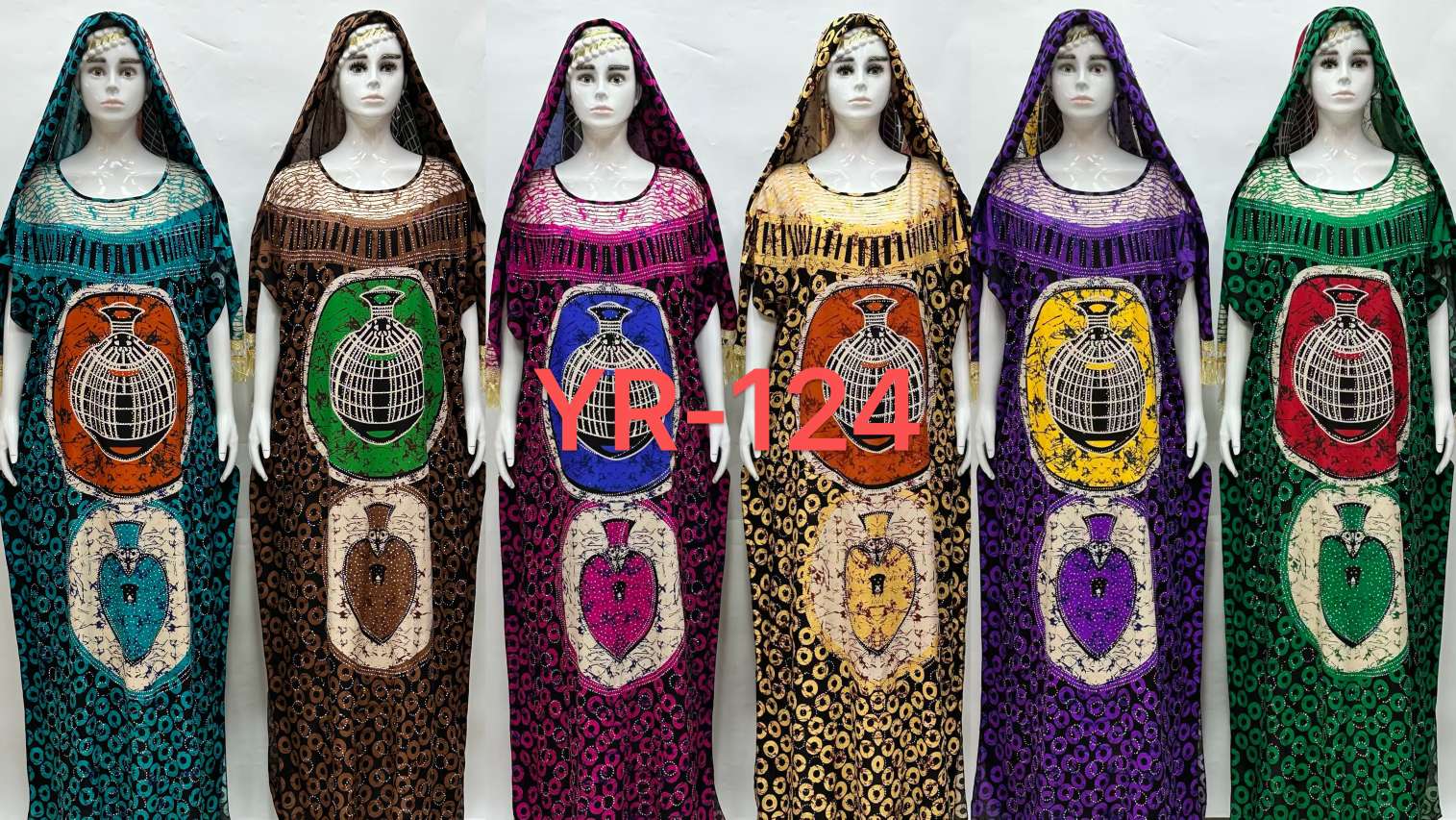 Muslim women's long dress, Arab-style women's ethnic costume, fashionable long robe, elegant style, multiple colors to choose from, Muslim clothing women's long robe Application Scenario