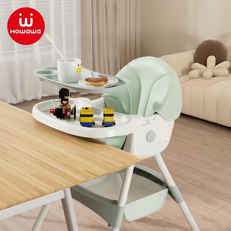 [OSEO] 26Q3#H8848 silla de comedor multifuncional para bebés y niños plegable silla de bebé de mesa oscilante segura y cómoda Application Scenario