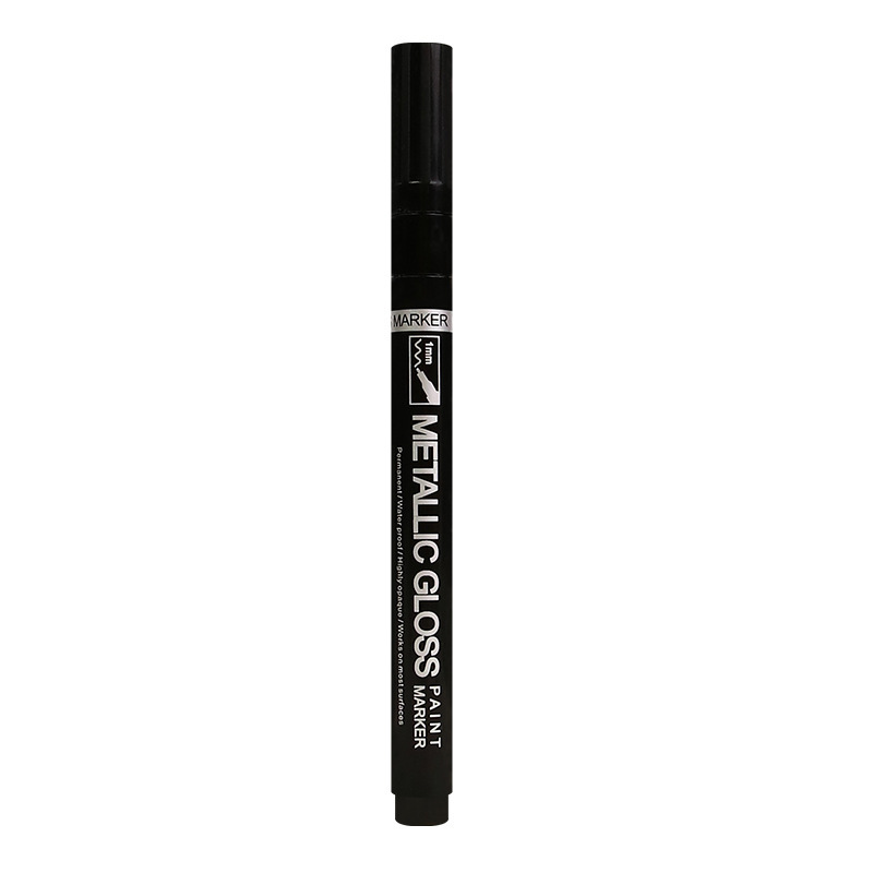 Shield PA-149 High-gloss mirror chrome-plated pen, strong coverage repair graffiti marker pen, quick-drying waterproof and UV-resistant paint pen Item Picture