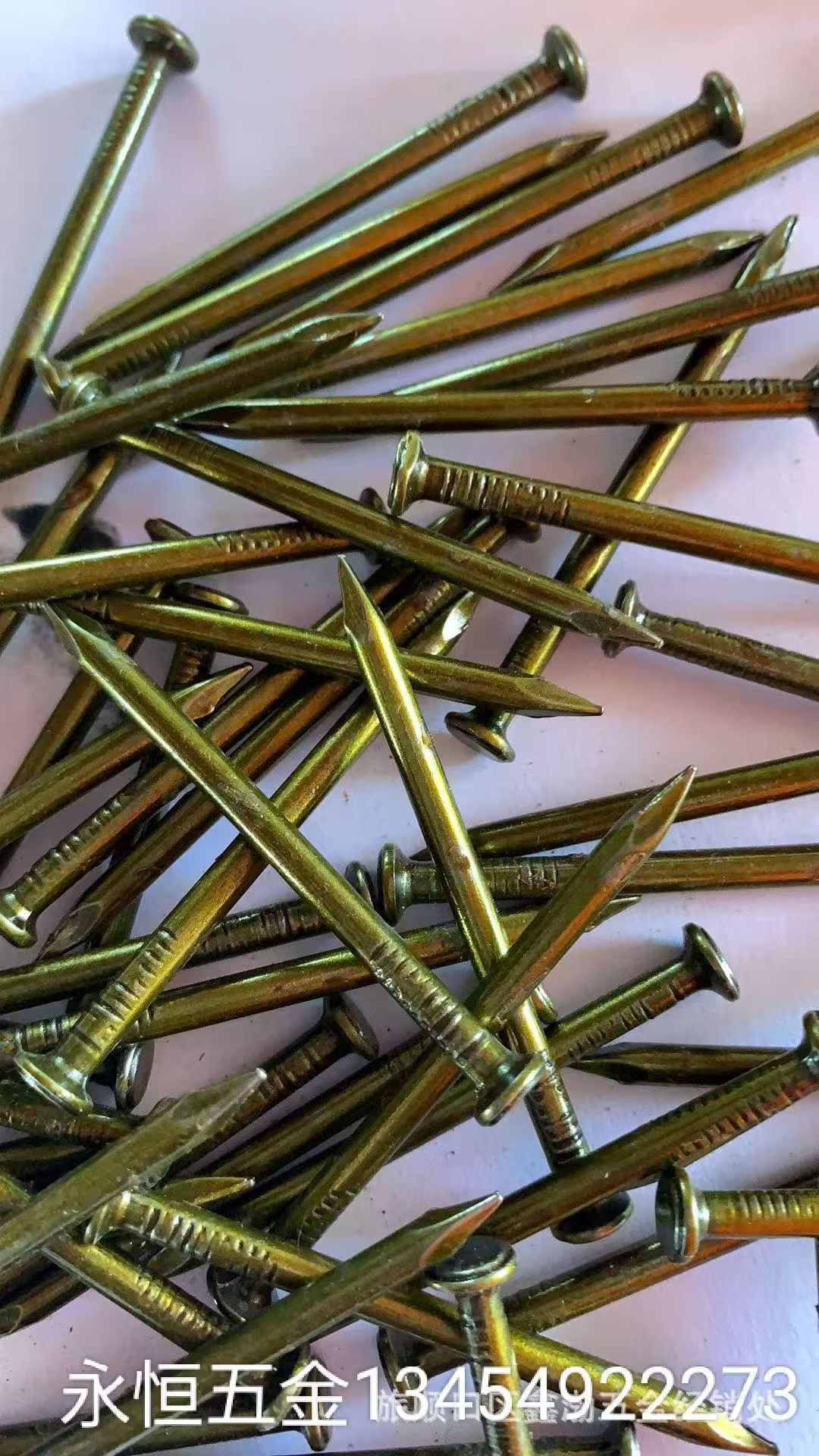 Nails, fixed cement nails, steel nails, threaded cement nails, silver cement nails detail image 4