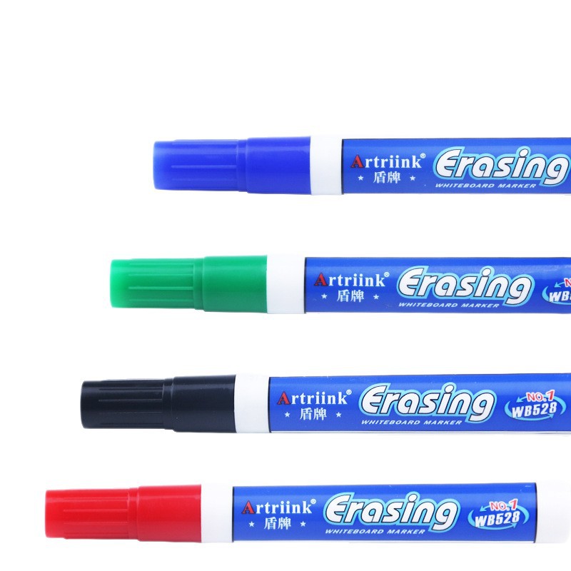 Escudo WB-528 fácil de escribir fácil de borrar no rasgar lápiz de pizarra para profesores de enseñanza para la oficina lápiz de pizarra multicolor suave marcador Item Picture