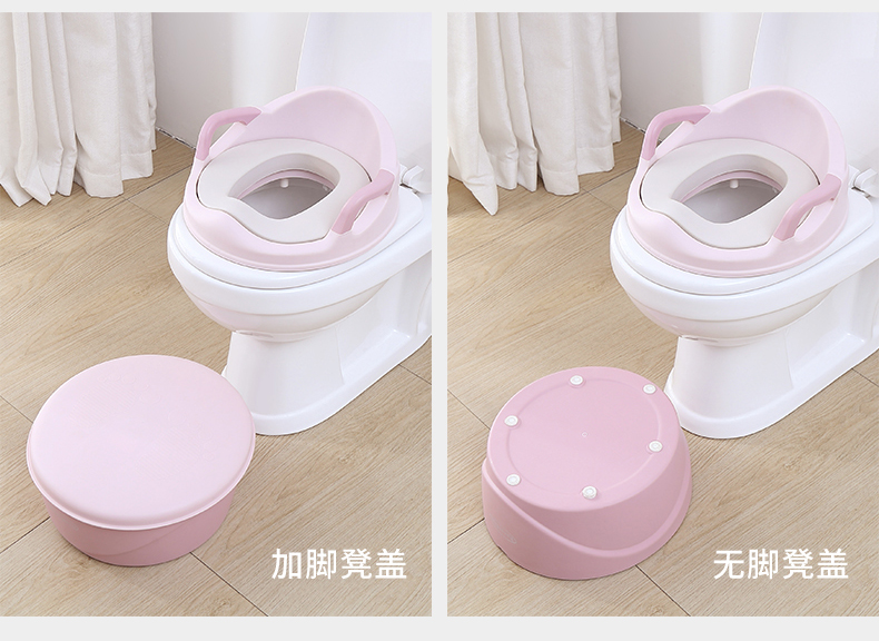 [OSEO] 26Q3#807PU rosa niño inodoro con anillo de asiento adecuado para la niña diseño seguro y conveniente niño niño inodoro anillo de asiento pic 9