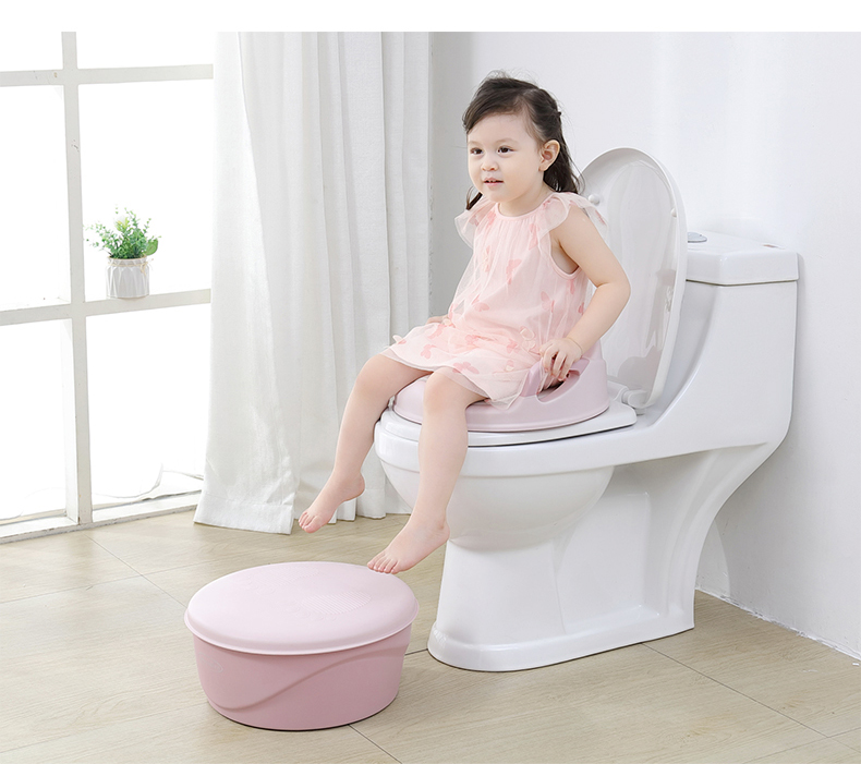 [OSEO] 26Q3#807PU rosa niño inodoro con anillo de asiento adecuado para la niña diseño seguro y conveniente niño niño inodoro anillo de asiento pic 17