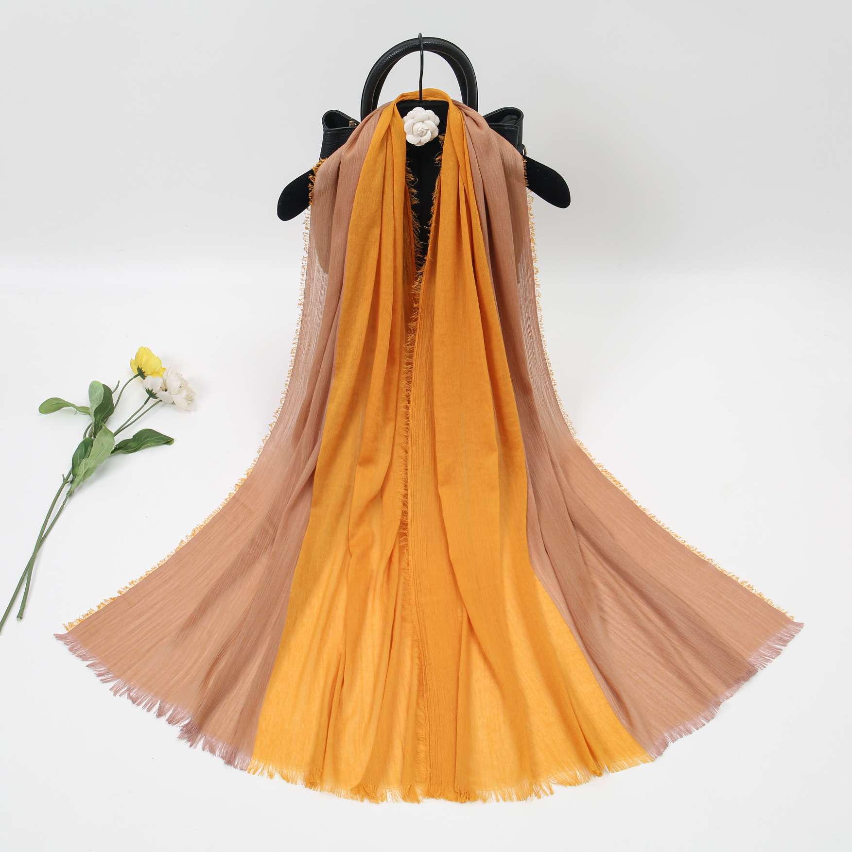 Muslim headscarf, scarf, wool scarf detail image 4