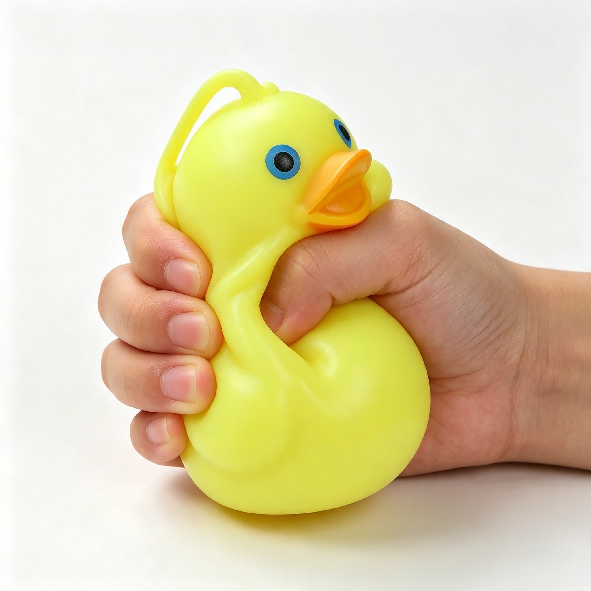 Little Yellow Duck Stress-Relieving Pinching Toy pva Slow Rebound Pinching Ball, produced by Fun Toy Factory Specification image