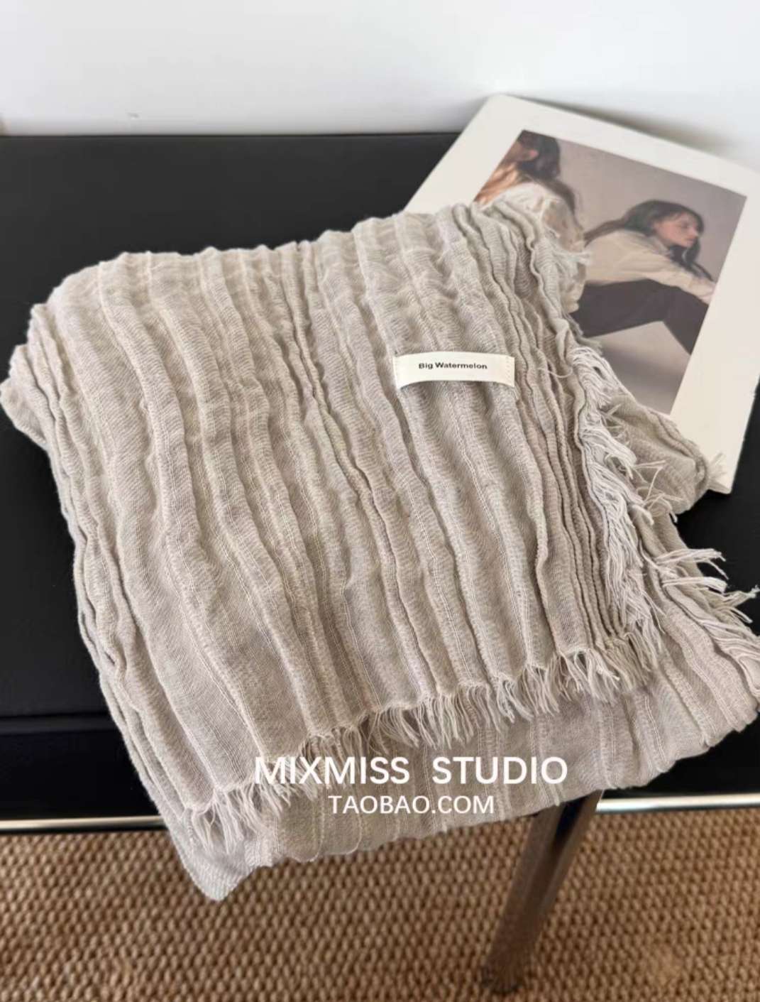 Woolen scarf, Muslim headscarf Specification image