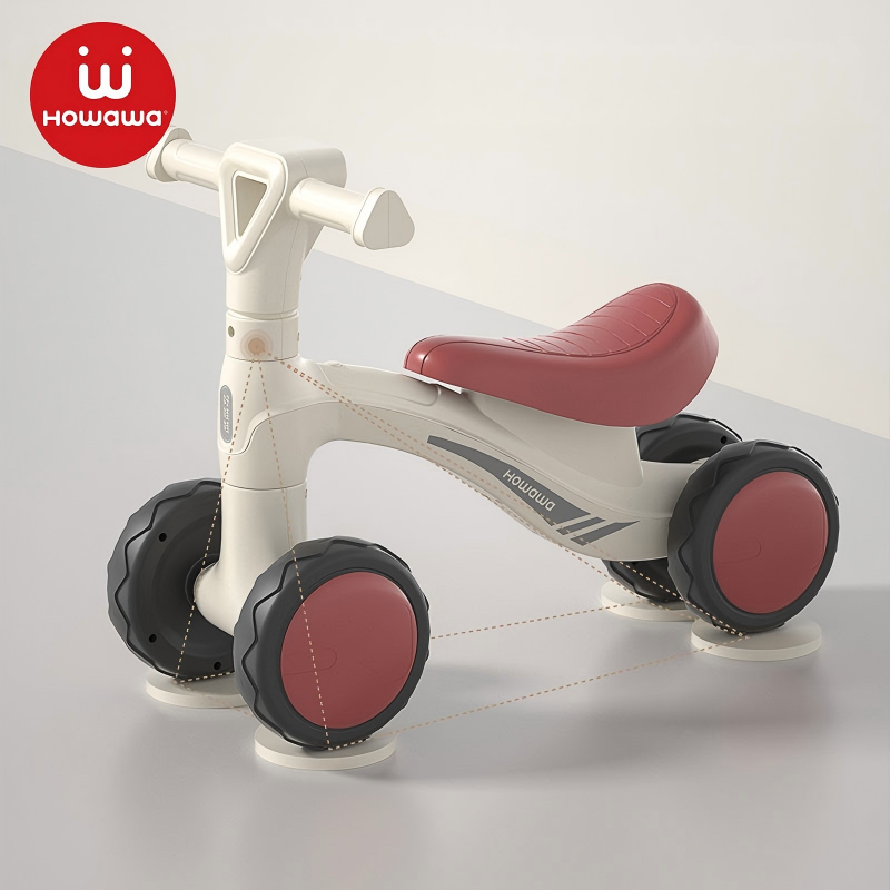 【OSEO】26Q3#H8918 White Children's Tricycle Toy car Suitable for children, comfortable children's tricycle Application Scenario