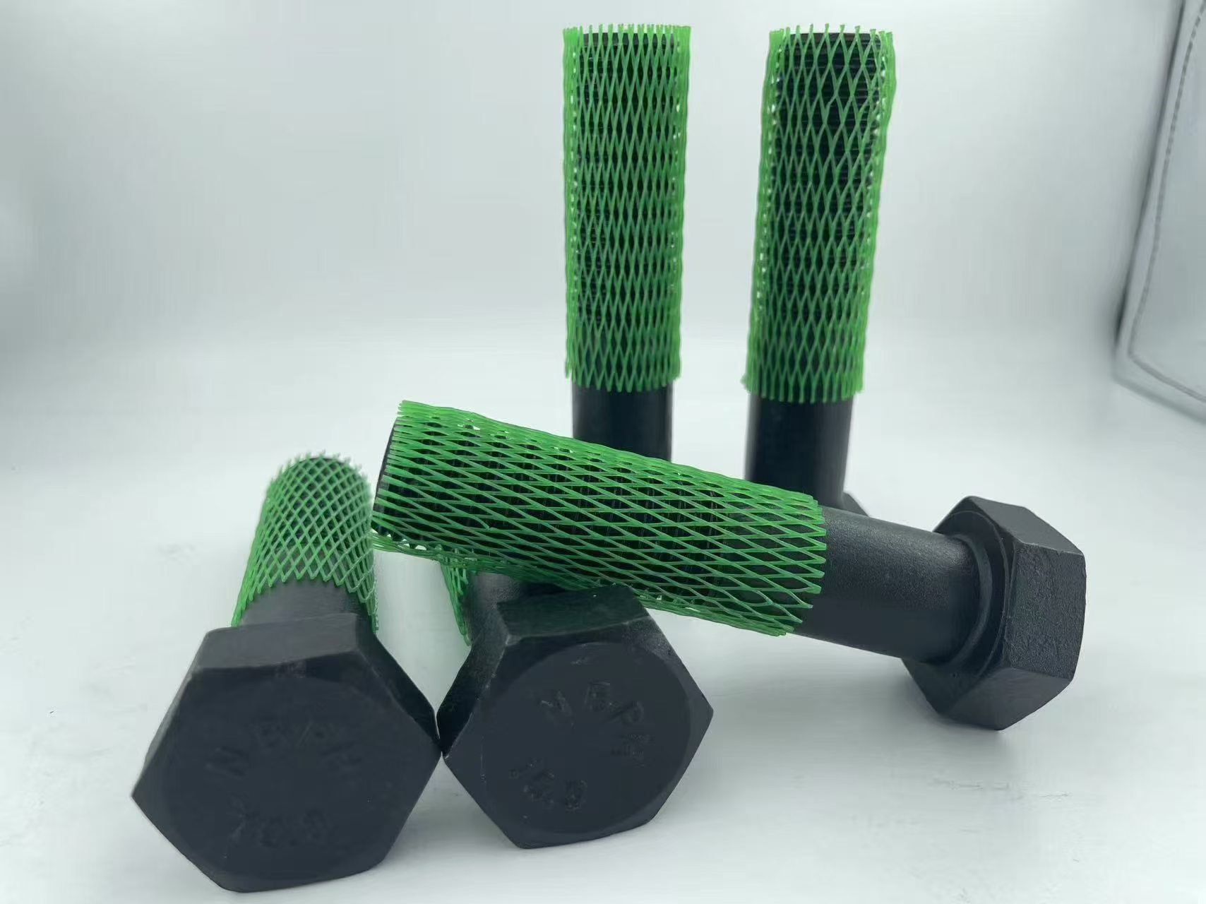 The hexagonal extended nut of the threaded bolt has internal explosion and expansion detail image 10