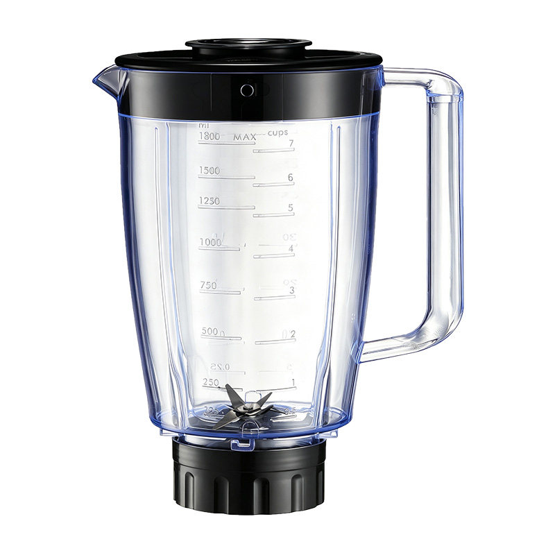 OEM household two-in-one blender, juicer, food processor, electric vertical stripe body base with desktop anti-slip foot pad, double cup configuration, dry and wet dual-purpose small appliances for foreign trade factory manufacturing are selling well - 5