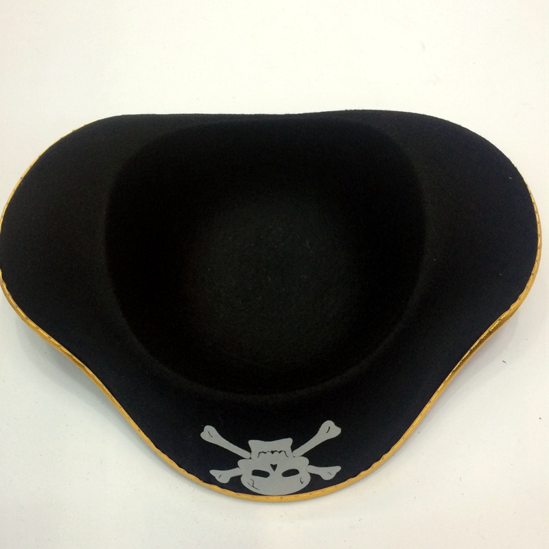 Super yiwu qianfang juguetes clase comercial barato halloween pirata jack sombrero details Picture