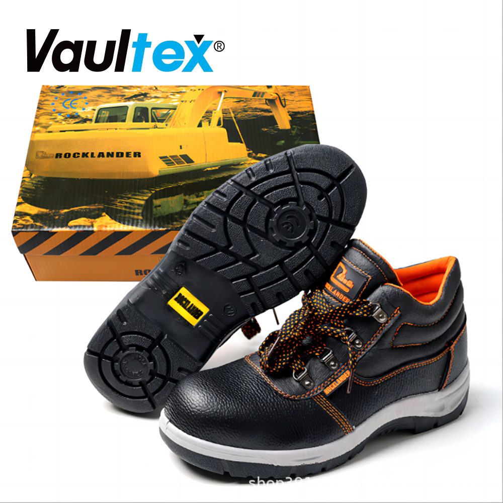 Vaultex men's all-season shoes, anti-crush and anti-puncture mid-top protective steel toe shoes, work safety shoes, men's wear-resistant and anti-puncture VAULTEX safety shoes, men's anti-slip work shoes, anti-crush and anti-puncture lightweight steel plate steel Application Scenario