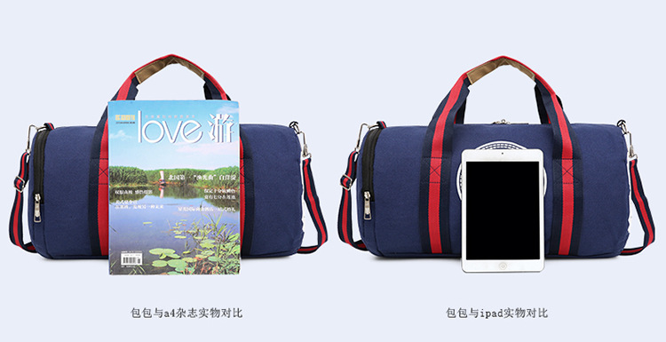 Multi-functional sports bags, fitness bags, single-shoulder women's travel bags, gym men's shoe bags, yoga bags, storage bags, luggage bags detail image 4