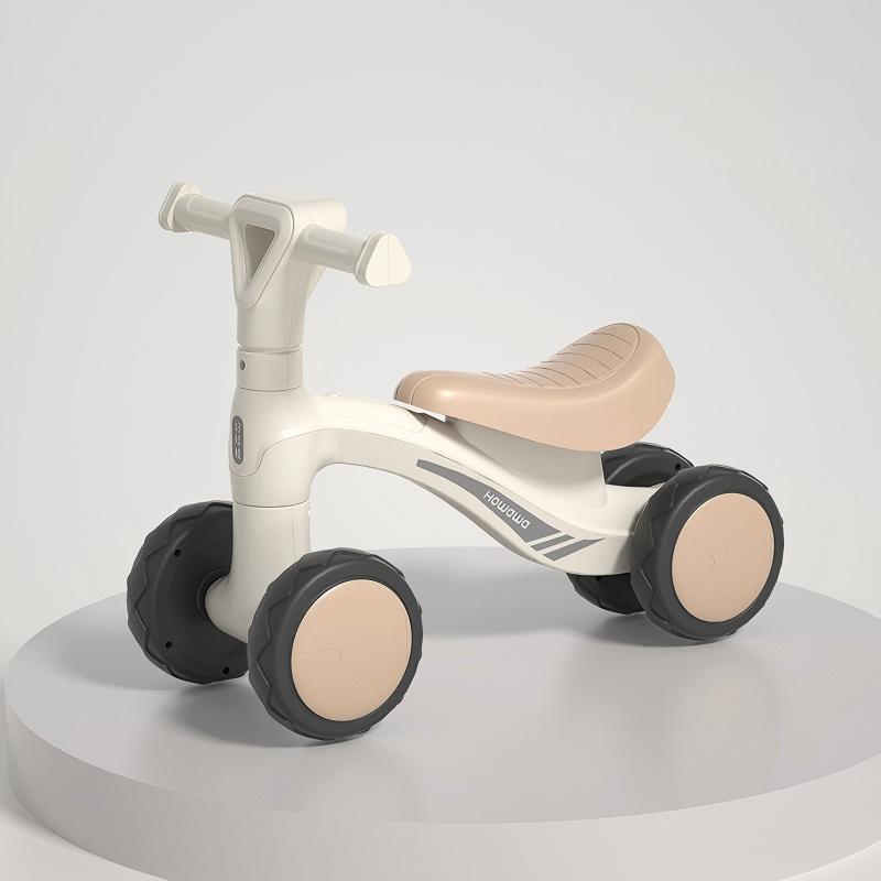 【OSEO】26Q3#H8918 White Children's Tricycle Toy car Suitable for children, comfortable children's tricycle Specification image