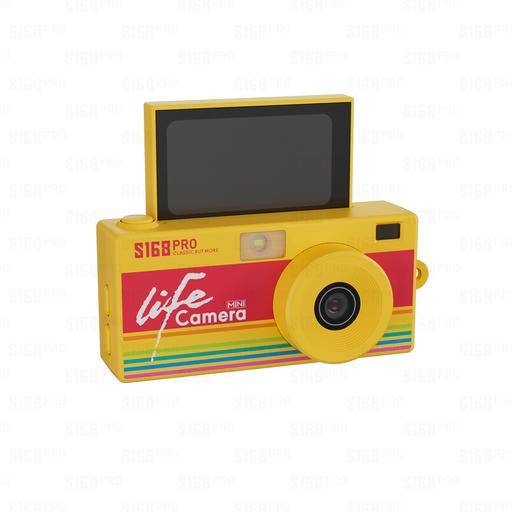 180° flip screen mini camera, mini life camera, portable sports and children's camera for taking photos and videos details Picture