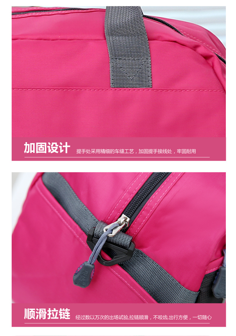 Short-distance hand-held travel bags, single-shoulder luggage bags for men and women, travel bags, fitness bags, sports bags, yoga bags, storage bags detail image 9
