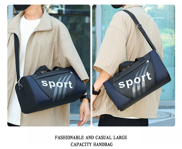Men's fitness bags, travel bags, large-capacity casual crossbody men's bags, single-shoulder bags, yoga bags, storage bags, luggage bags detail image 2