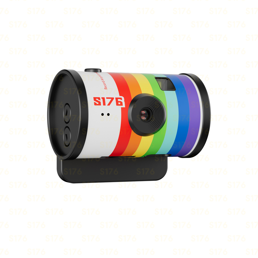 Film mini camera, Thumb Mini camera, mini camera, high-definition pixel color-blocking pendant, portable travel shooting Application Scenario