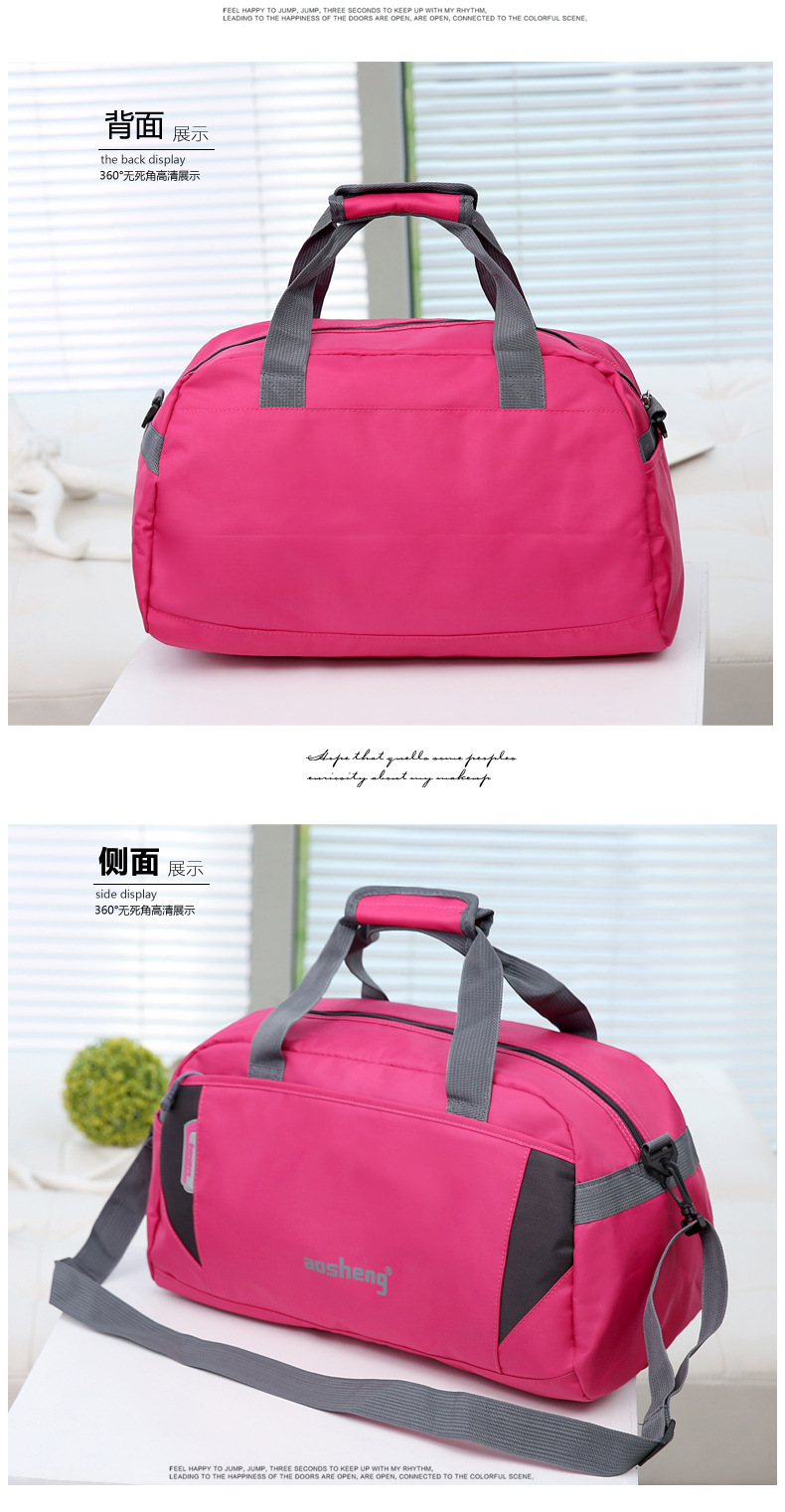 Short-distance hand-held travel bags, single-shoulder luggage bags for men and women, travel bags, fitness bags, sports bags, yoga bags, storage bags detail image 5