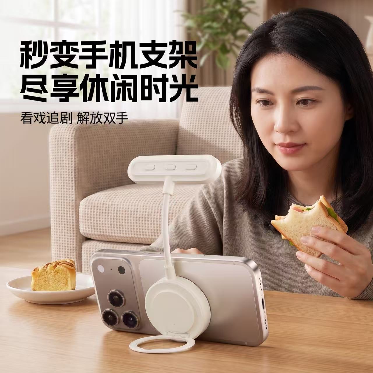 Mini universal magnetic mobile phone fill light, portable beauty selfie, photography, makeup mirror, pocket light, handheld beauty light