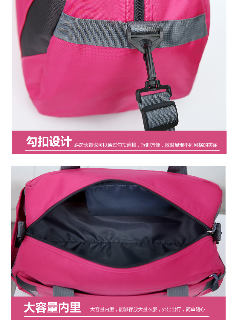 Short-distance hand-held travel bags, single-shoulder luggage bags for men and women, travel bags, fitness bags, sports bags, yoga bags, storage bags detail image 7