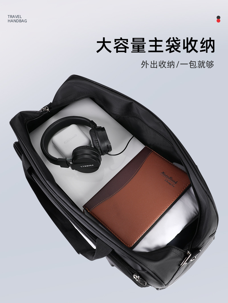 Short-distance large-capacity travel bags, carry-on luggage bags for business trips and travels, and storage bags for lightweight sports clothes detail image 10