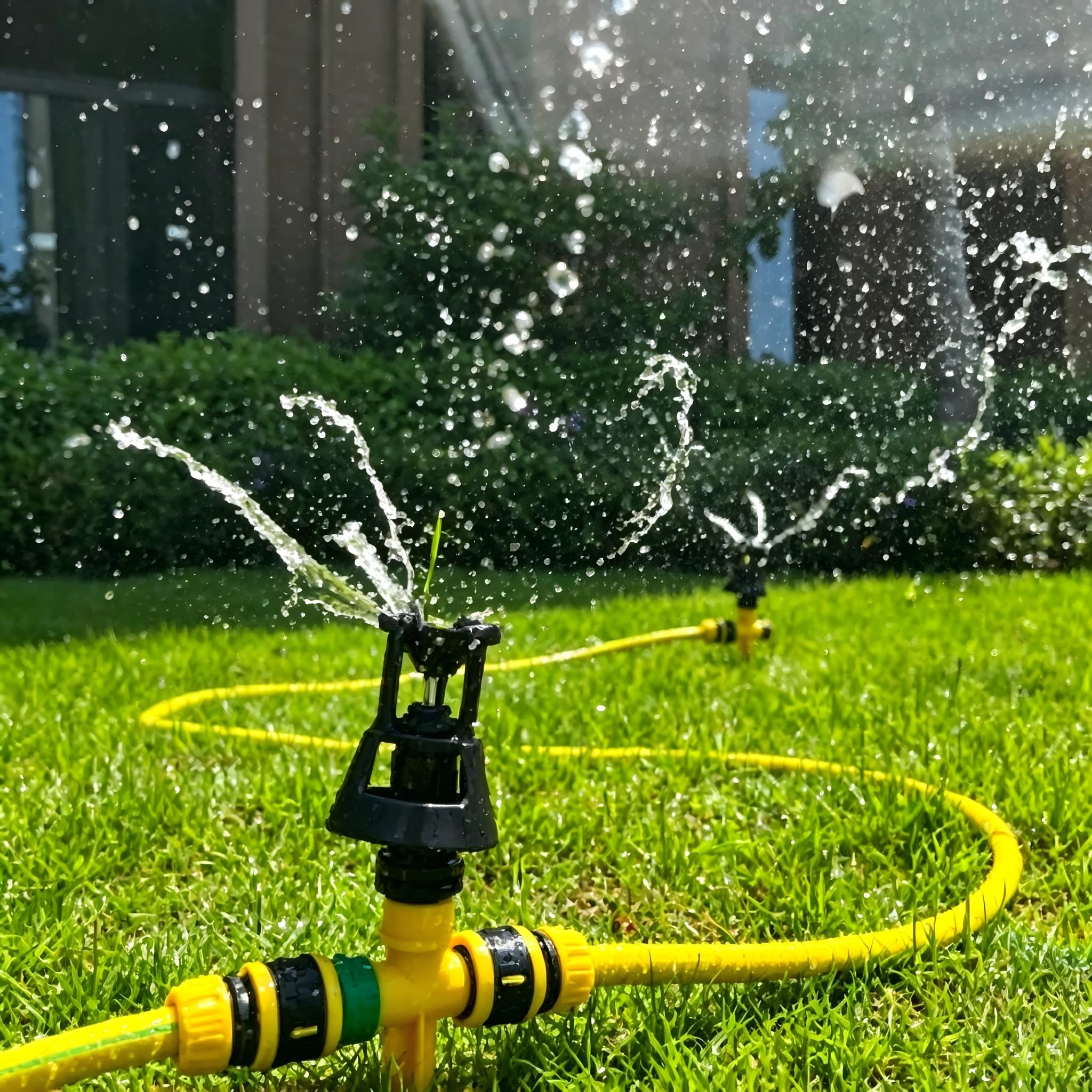 360-degree large swing rotating sprinkler head for agricultural sand control sprinkler irrigation, automatic swing sprinkler head for garden lawn and greenhouse irrigation and cooling Specification image
