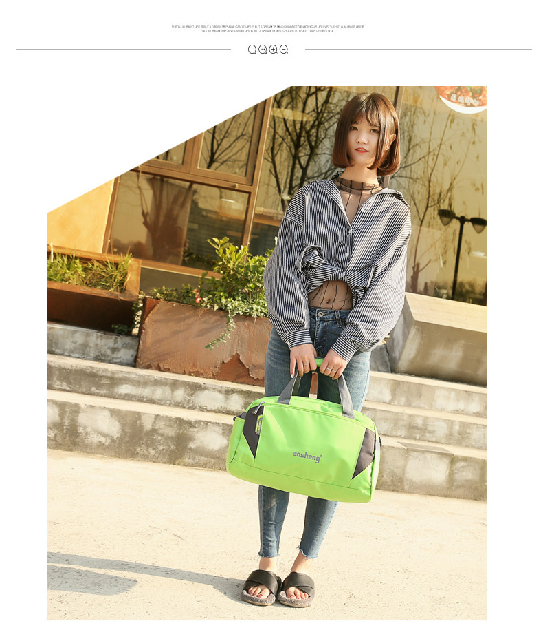 Short-distance hand-held travel bags, single-shoulder luggage bags for men and women, travel bags, fitness bags, sports bags, yoga bags, storage bags detail image 11