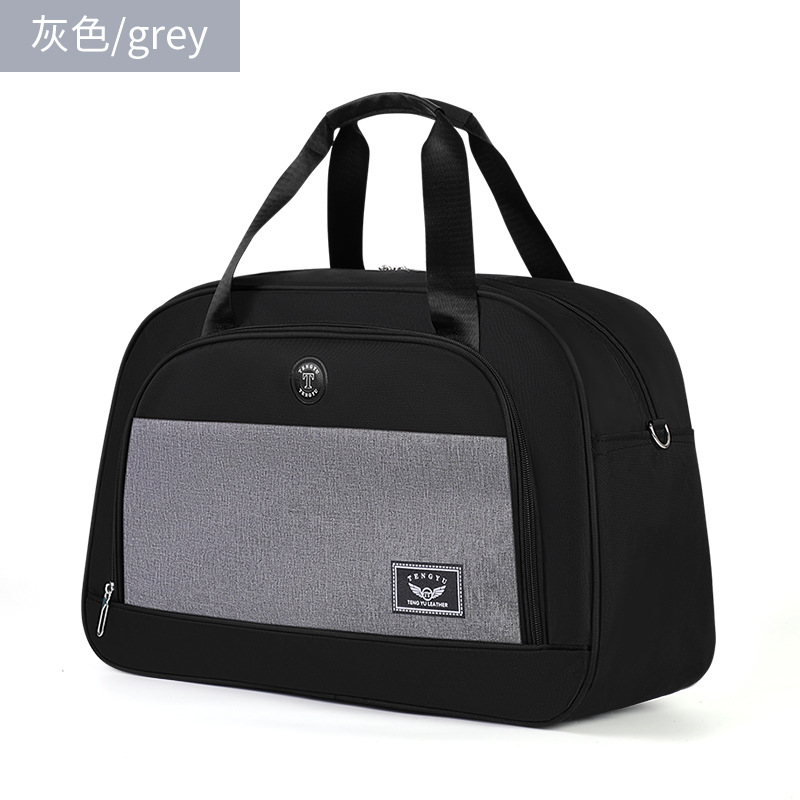 Large-capacity high-end travel bag, casual portable handbag, waterproof, lightweight and wear-resistant, short-distance luggage bag, storage bag Specification image