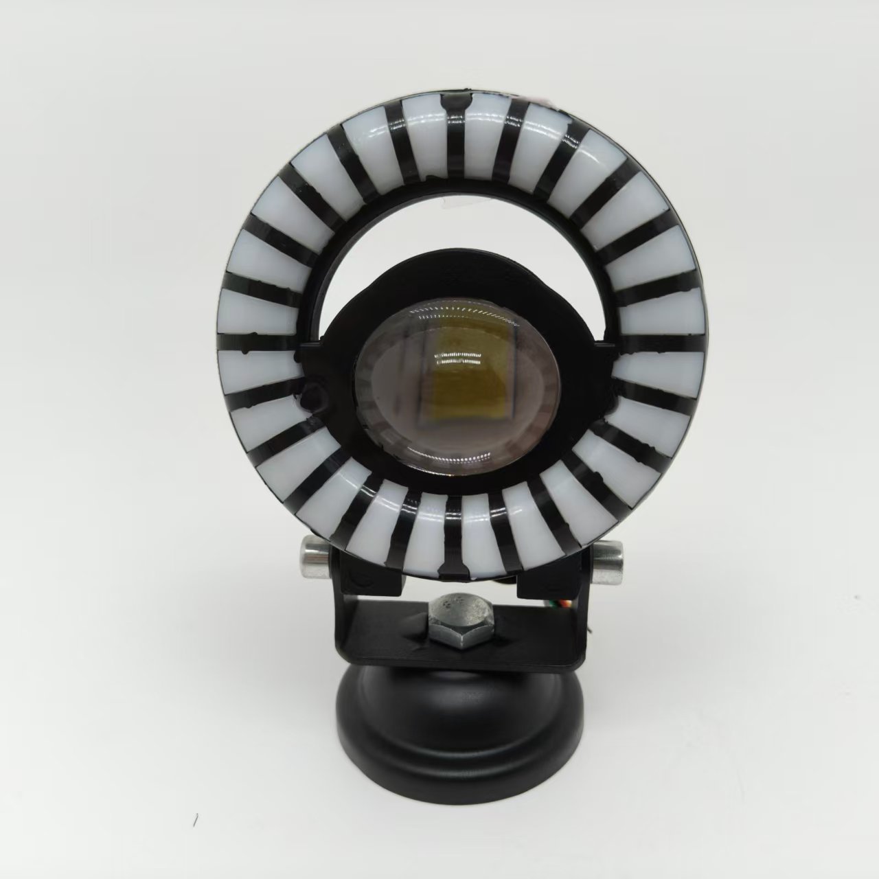 Colorful Devil Eye LED spotlights, spotlight, lens lights, paving strong light, auxiliary lighting, yellow and white light details Picture