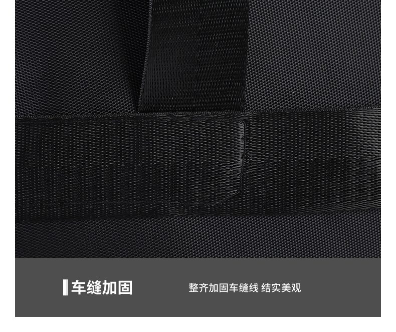 Large-capacity high-end travel bag, casual portable handbag, waterproof, lightweight and wear-resistant, short-distance luggage bag, storage bag detail image 6