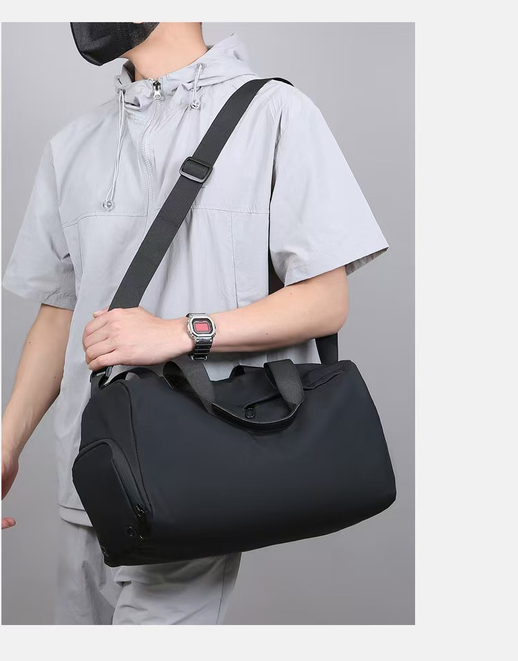 Sports and fitness bags, large-capacity dry-wet separated swimming bags, short-distance business trip luggage bags, hand-held travel bags detail image 15