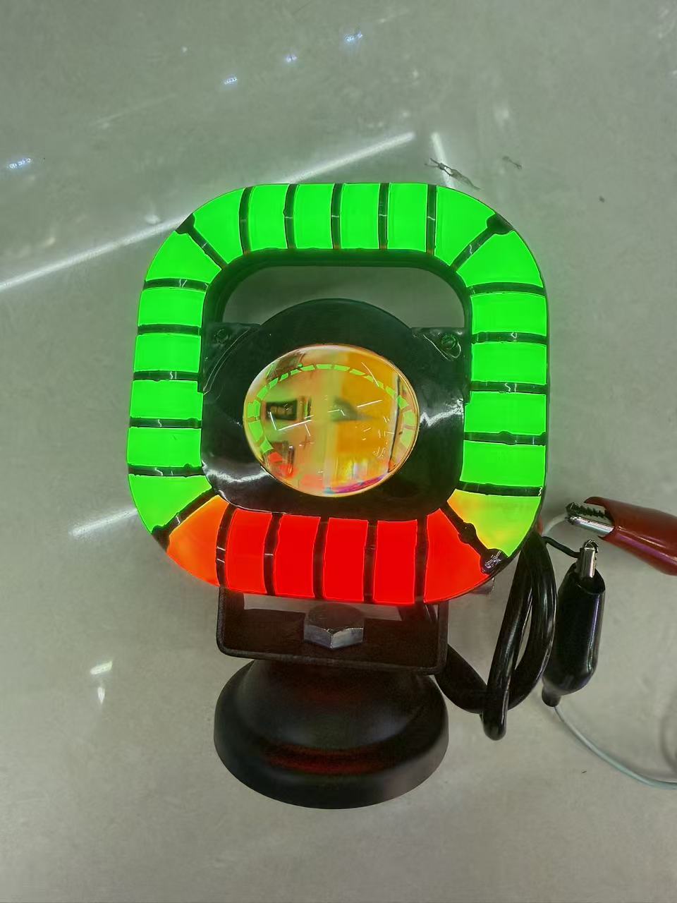 Colorful Devil Eye LED spotlights, spotlight, lens lights, paving strong light, auxiliary lighting, yellow and white light Item Picture