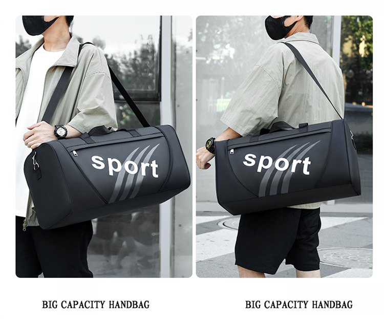 Men's fitness bags, travel bags, large-capacity casual crossbody men's bags, single-shoulder bags, yoga bags, storage bags, luggage bags detail image 10