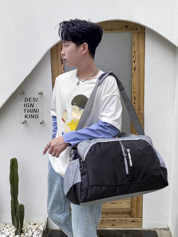 Short-distance men's and women's short-distance fitness bags, sports bags, yoga bags, hand-held travel bags, travel bags, luggage bags, storage bags Item Picture