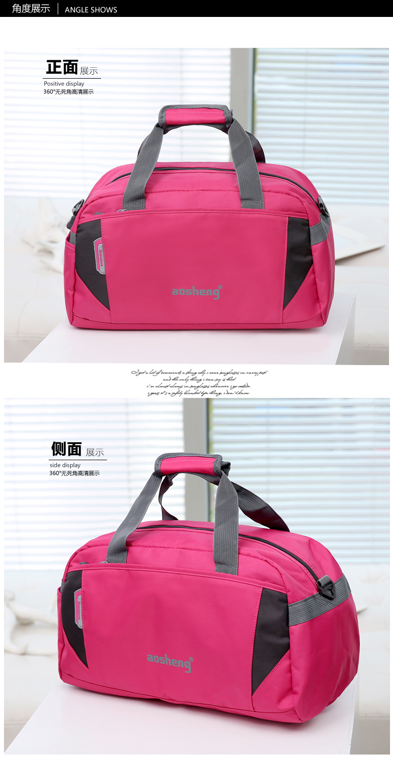 Short-distance hand-held travel bags, single-shoulder luggage bags for men and women, travel bags, fitness bags, sports bags, yoga bags, storage bags detail image 4