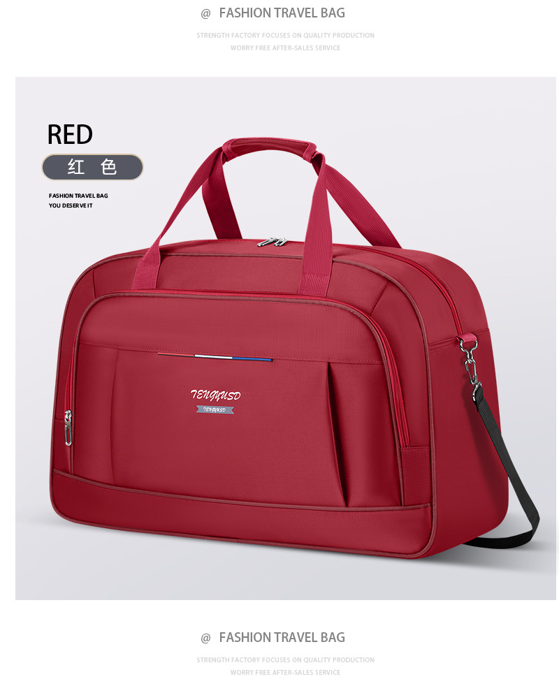 Short-distance large-capacity travel bags, carry-on luggage bags for business trips and travels, and storage bags for lightweight sports clothes detail image 9