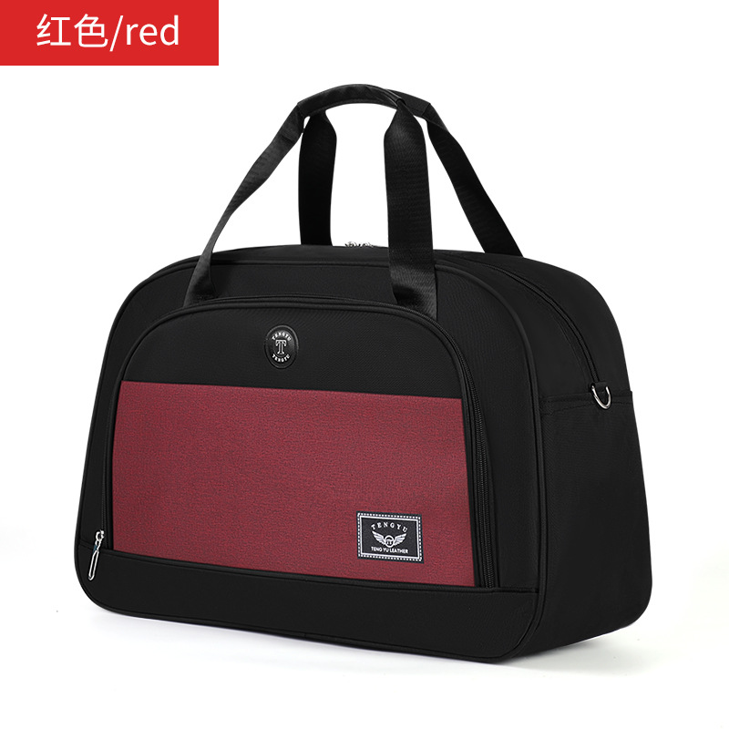 Large-capacity high-end travel bag, casual portable handbag, waterproof, lightweight and wear-resistant, short-distance luggage bag, storage bag details Picture