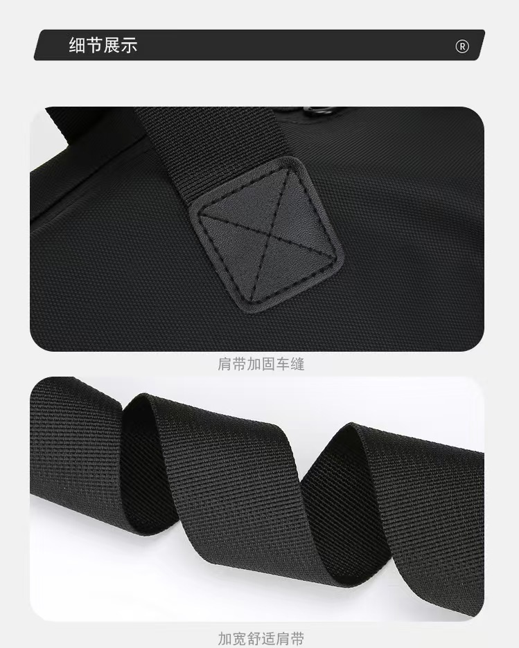Sports and fitness bags, large-capacity dry-wet separated swimming bags, short-distance business trip luggage bags, hand-held travel bags detail image 10