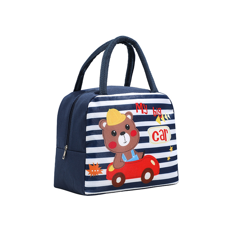 Portable bento bags, insulated bags, lunch box bags, lunch bags with lunch bags, lunch boxes, storage bags, going to work or school, street stalls details Picture