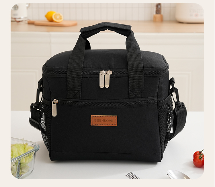New best-selling hand-held insulated bags, leak-proof ice packs, camping single-shoulder lunch boxes, picnic cold lunch packs detail image 13