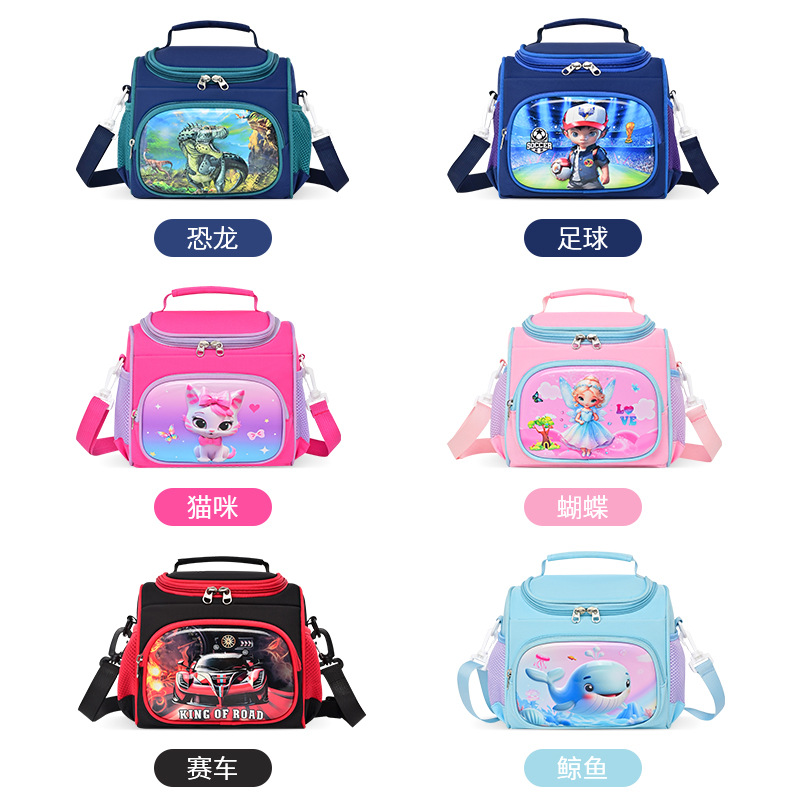 Lunch box bag, insulated bag, bento bag, children's lunch, student cartoon aluminum foil insulated meal bag, lunch box bag detail image 3