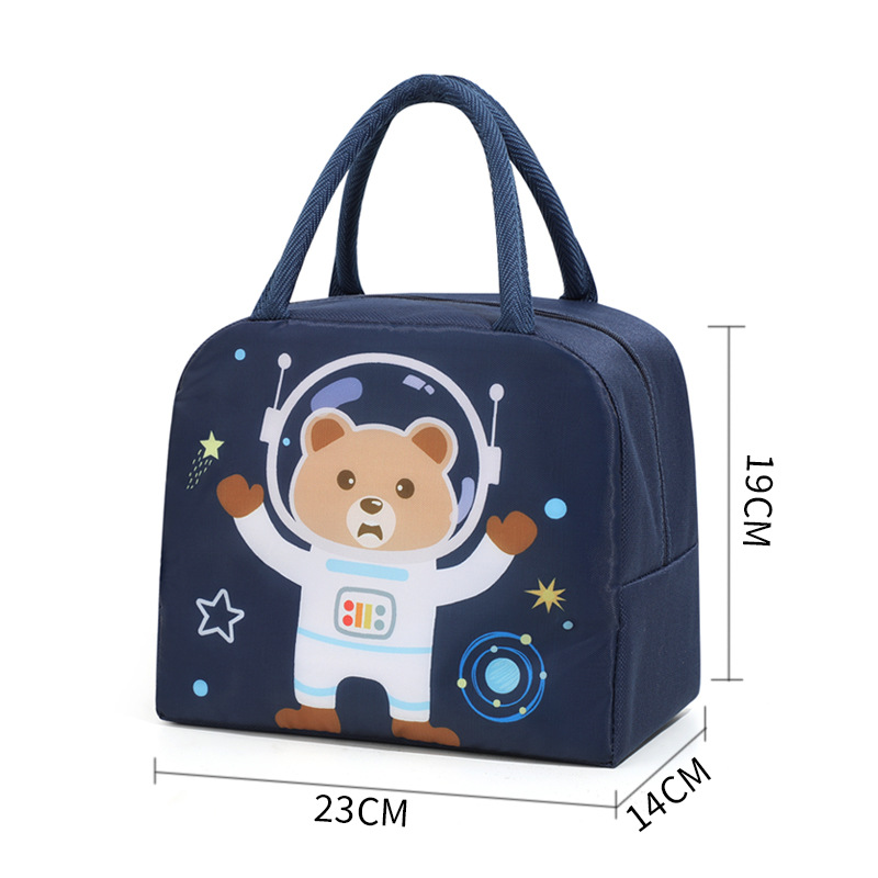 Portable bento bags, insulated bags, lunch box bags, lunch bags with lunch bags, lunch boxes, storage bags, going to work or school, street stalls Specification image