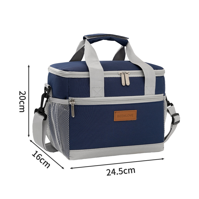 New best-selling hand-held insulated bags, leak-proof ice packs, camping single-shoulder lunch boxes, picnic cold lunch packs detail image 15