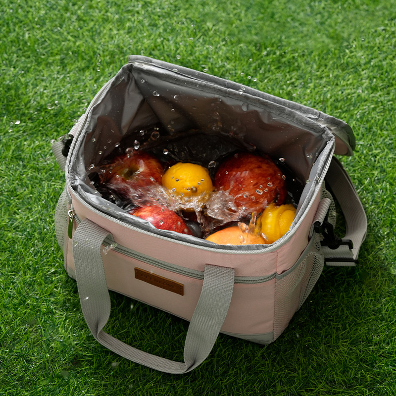 New best-selling hand-held insulated bags, leak-proof ice packs, camping single-shoulder lunch boxes, picnic cold lunch packs Item Picture