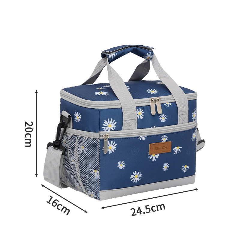 New best-selling hand-held insulated bags, leak-proof ice packs, camping single-shoulder lunch boxes, picnic cold lunch packs detail image 14
