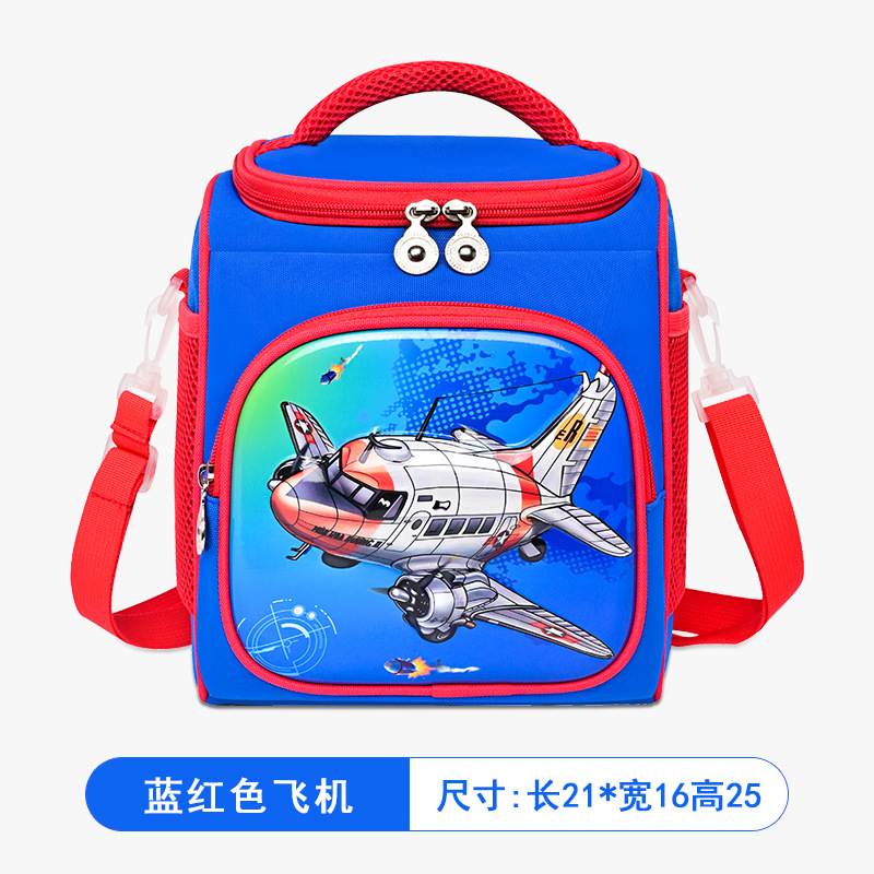 Children's bento bags, large-capacity lunch bags, bento bags, office workers' lunch boxes, handbags, foreign trade primary school student meal bags details Picture